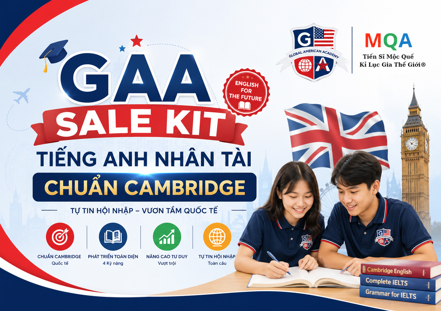 Khóa Học Đào Tạo Thực Chiến Chương Trình Tiếng Anh Nhân Tài Chuẩn Cambridge